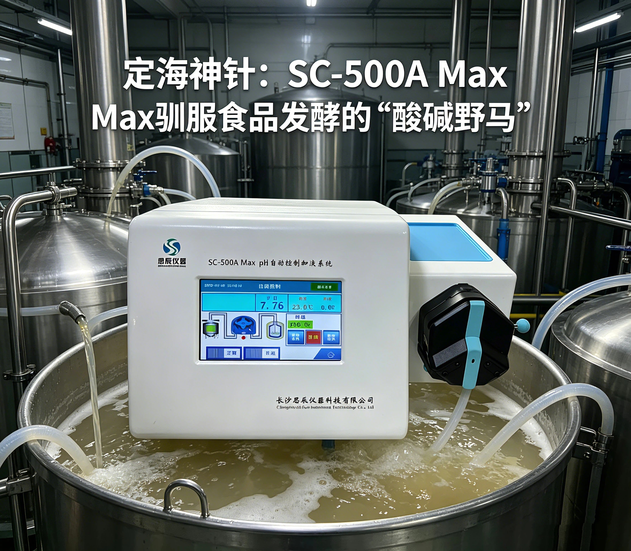 千升發(fā)酵罐里的&ldquo;定海神針&rdquo;：SC-500A Max如何馴服食品發(fā)酵的&ldquo;酸堿野馬&rdquo;？